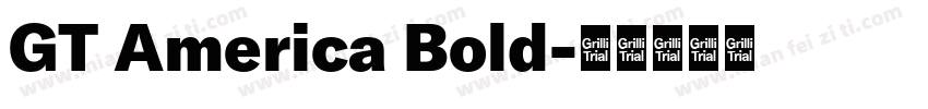 GT America Bold字体转换